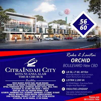 Ruko Orchid Citraindah city