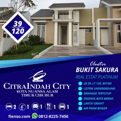 Sakura 2, 39/120, 8x15m, CitraIndah City